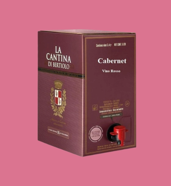 Vino in bag in box