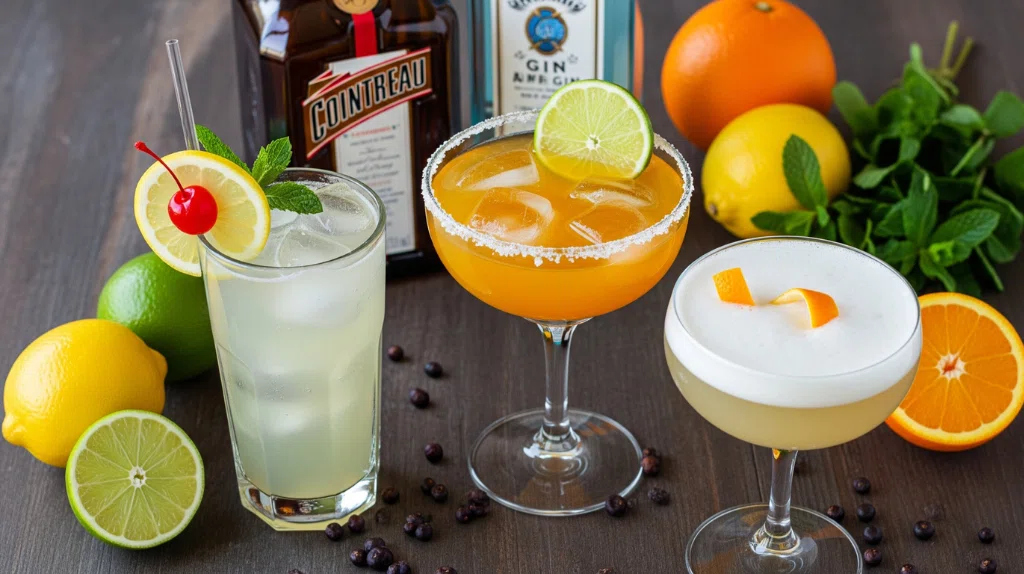 Cocktail con Cointreau e Gin