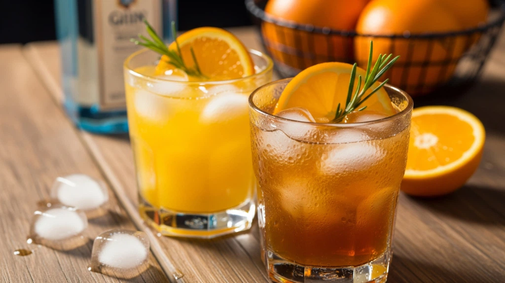 cocktail con gin e succo arancia