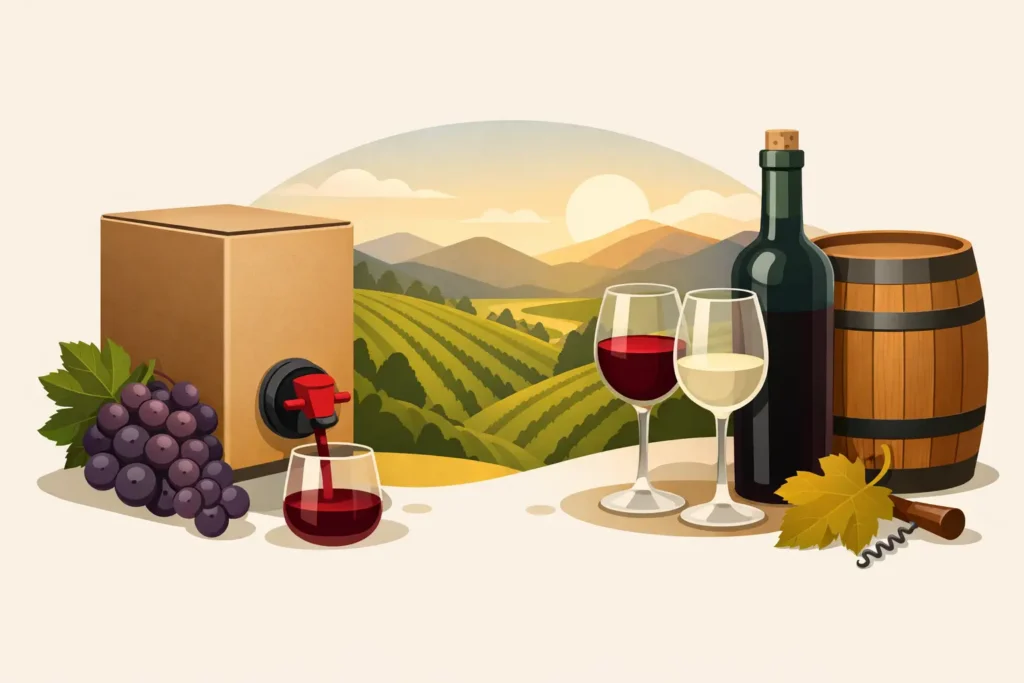 Bag in box vino qualità: vale la pena?