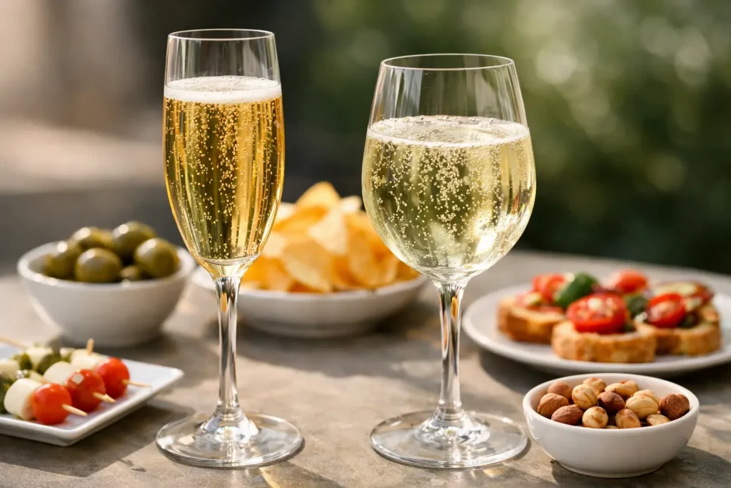 Franciacorta o Prosecco per aperitivo?