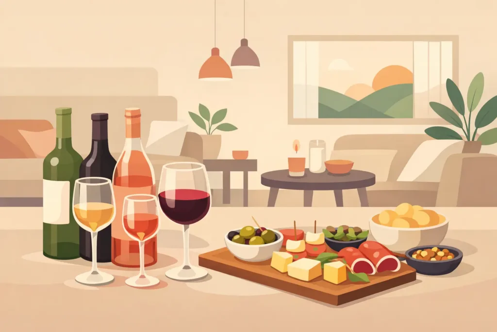 Vini per apericena a casa: come sceglierli