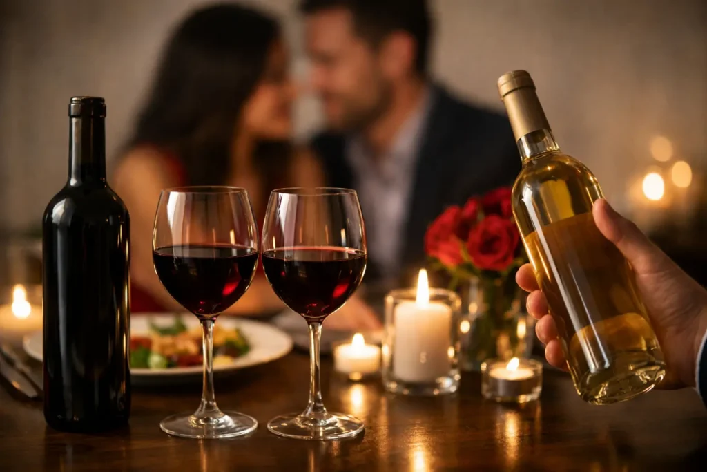 Vino per cena romantica: come sceglierlo