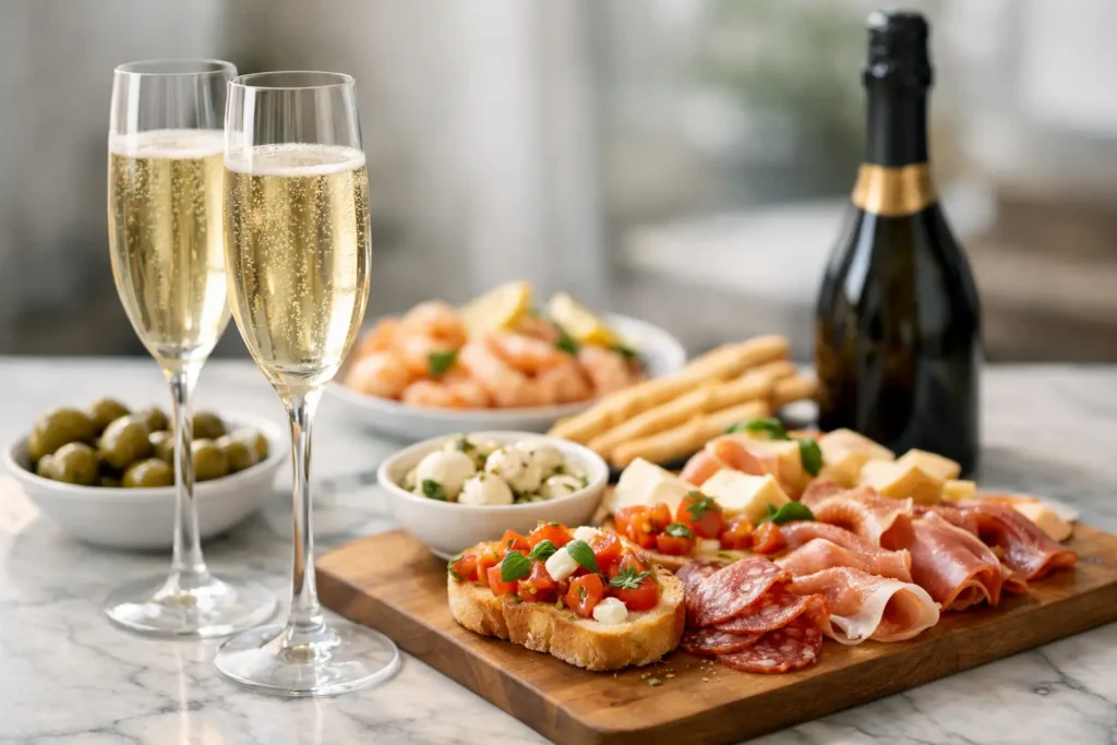 Come abbinare prosecco agli antipasti