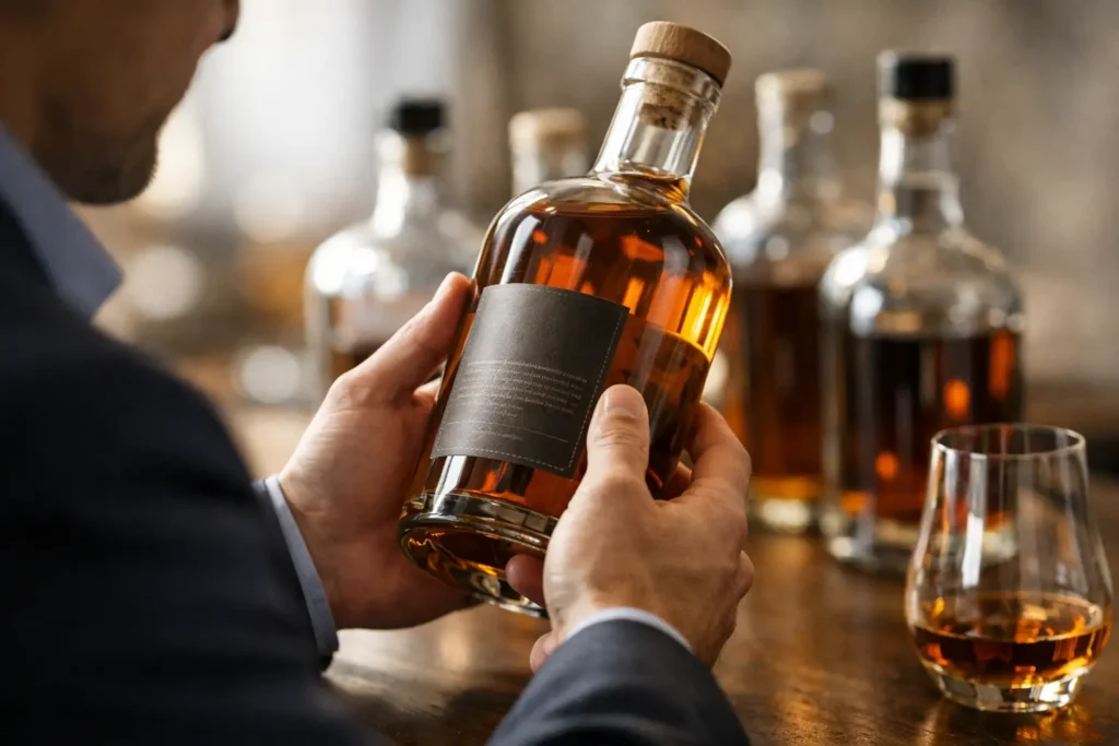 Come leggere etichette dei distillati bene