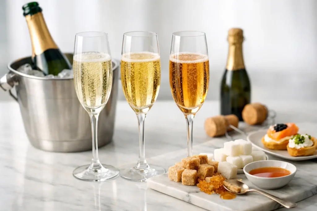 Guida ai dosaggi champagne: come scegliere