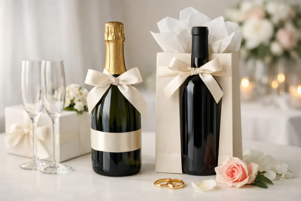 Bottiglie per regalo di matrimonio: come sceglierle