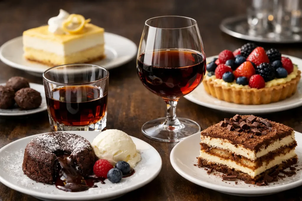 Come abbinare amari e dessert