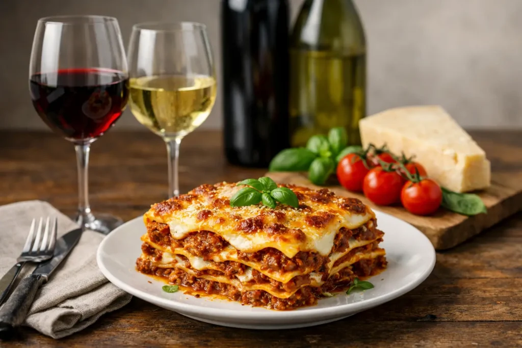 Quale vino con le lasagne? Abbinamenti giusti