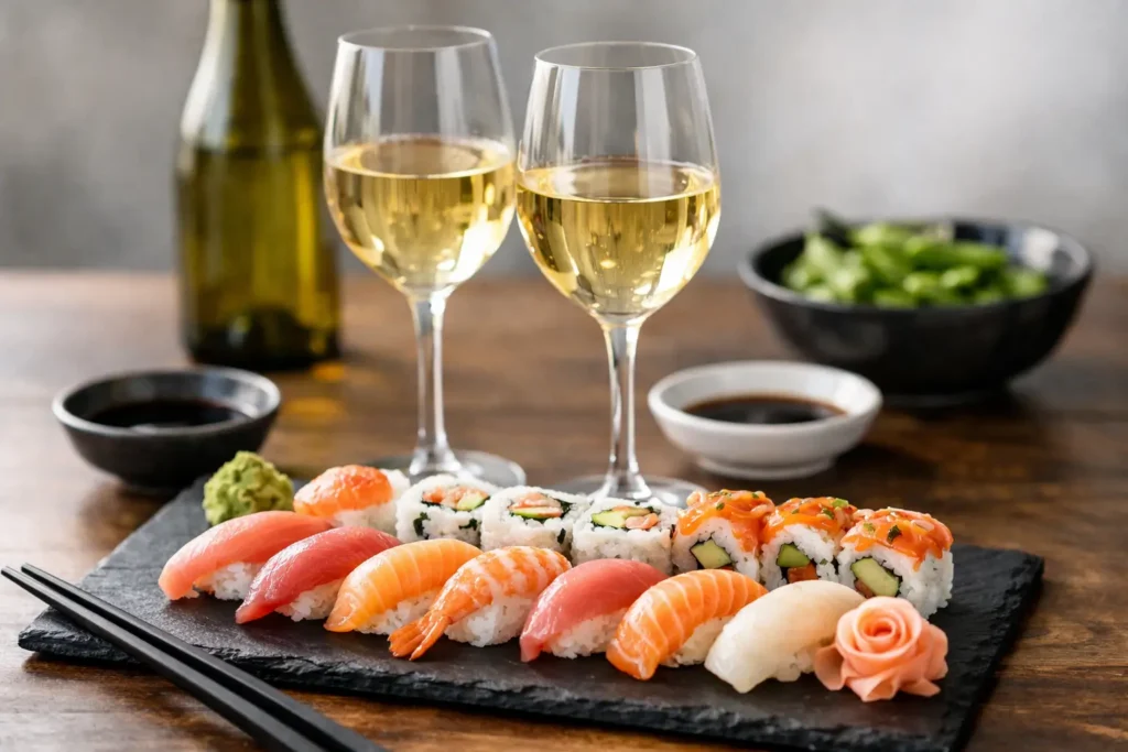 Vino bianco e sushi, abbinamenti migliori